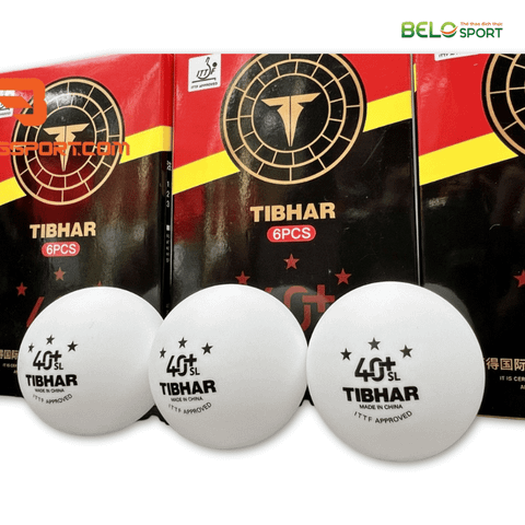 Hộp Bóng Bàn Tibhar Đỏ 6 Quả