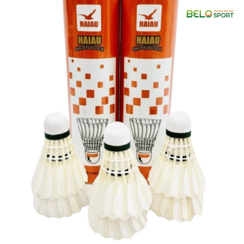 Hộp Cầu Lông Hải Âu Cam Caro Hộp 6 Quả