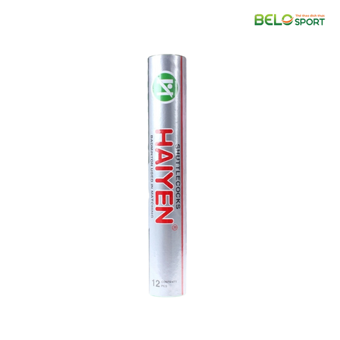 Hộp Cầu Lông Hải Yến Xám Bạc 12 Quả