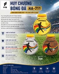 Huy Chương Bóng Đá HA-711 Cao Cấp Dùng Cho Trao Tặng