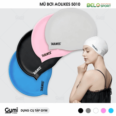 Mũ Bơi Aolikes 5010 Nón Bơi Người Lớn Nam Nữ Che Tai Silicon Chống Nước