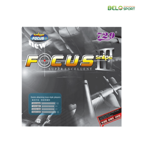 Mặt vợt bóng bàn 729-Focus Chính Hãng