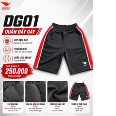 Quần Đùi Quần Short Thể Thao Hiwing Màu Đỏ Môn Đẩy Gậy Loại Tốt - Vải Dày - Căng