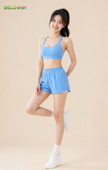 Quần Tập Gym, Chạy Bộ 2 Lớp Nữ Vina QVN60 – Thoải Mái, Năng Động, Tôn Dáng
