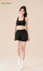 Quần Tập Gym, Chạy Bộ 2 Lớp Nữ Vina QVN60 – Thoải Mái, Năng Động, Tôn Dáng