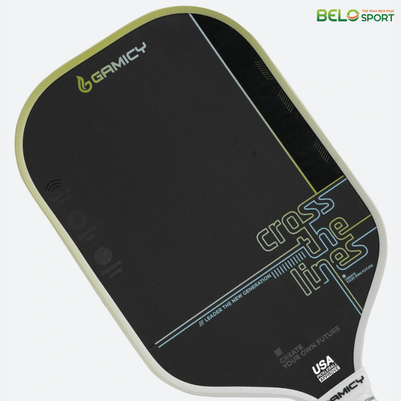 Vợt Pickleball Kaiwin Gamicy Cross G-Pro Series 16mm Màu Xanh Chuối