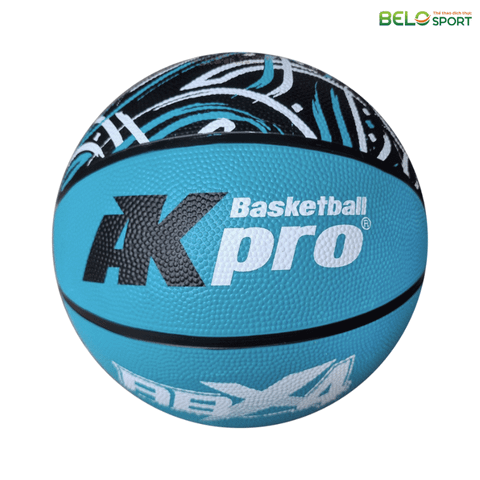 Quả bóng rổ cao su AKpro ABX4 màu xanh