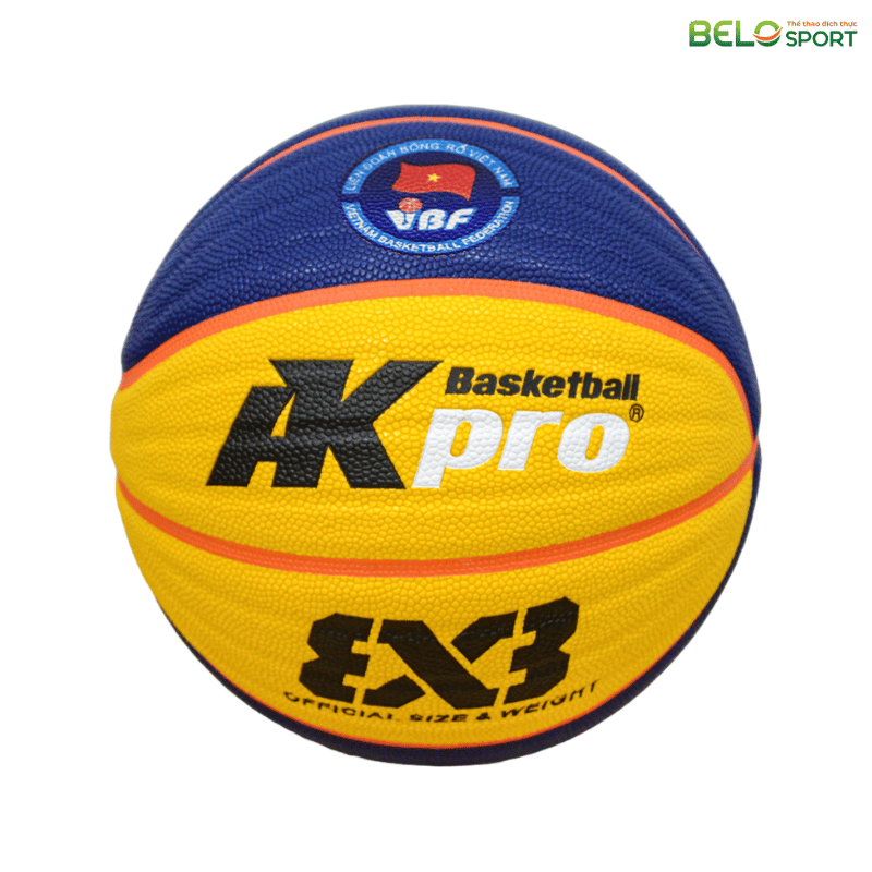 Bóng Rổ Da Thi Đấu Akpro 3X3 (AK3X3) — Chuẩn Thi Đấu Đường Phố Cao Cấp