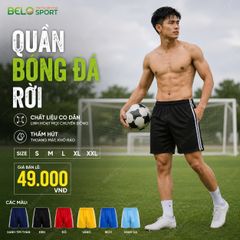Quần Bóng Đá Rời Màu Vàng – Thoải Mái Vận Động, Bứt Phá Mọi Giới Hạn