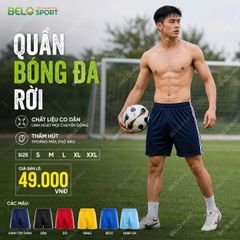 Quần Bóng Đá Rời Màu Vàng – Thoải Mái Vận Động, Bứt Phá Mọi Giới Hạn