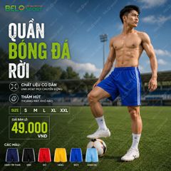 Quần Bóng Đá Rời Màu Vàng – Thoải Mái Vận Động, Bứt Phá Mọi Giới Hạn