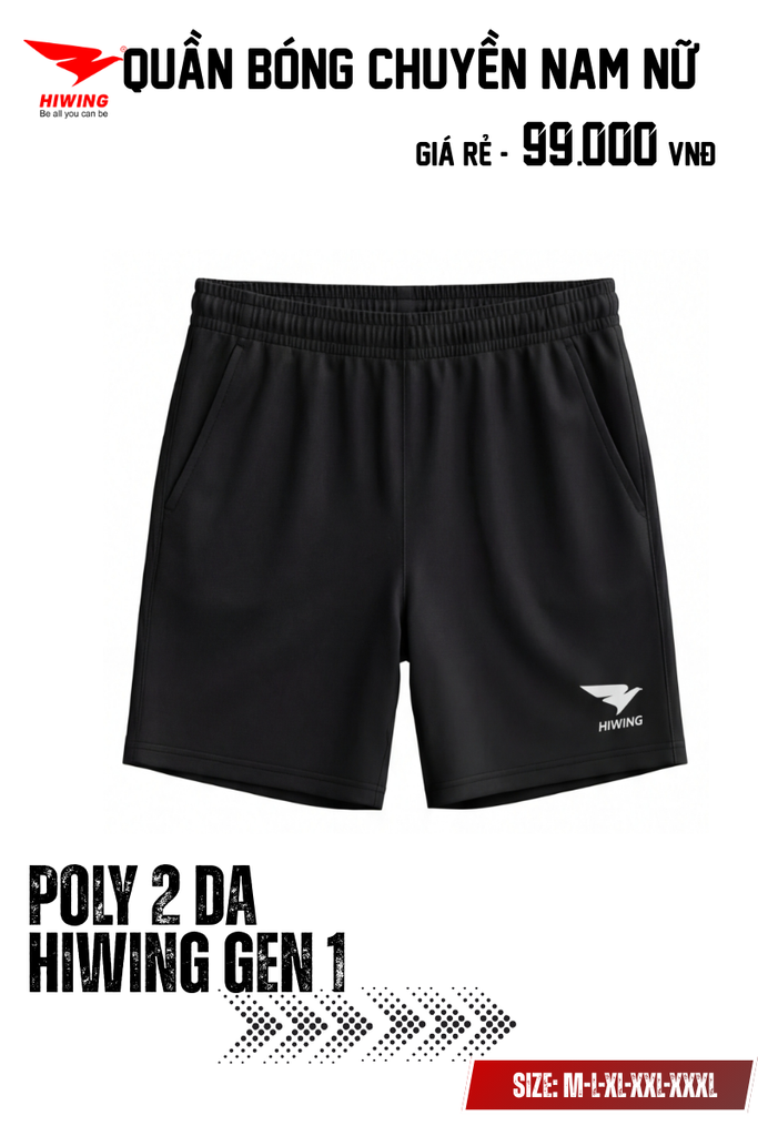 Quần Cầu Lông – Pickleball – Bóng Chuyền Hiwing GEN1