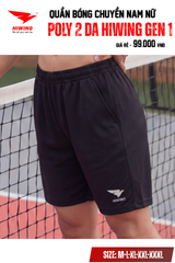 Quần Cầu Lông – Pickleball – Bóng Chuyền Hiwing GEN1