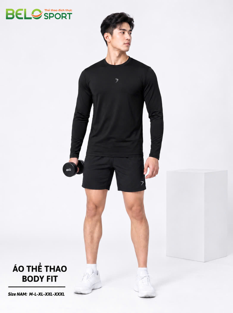Áo Thể Thao Dài Tay Body Fit SevenF — Tập Gym, Giữ Nhiệt, Đa Năng, Giá Cực Sốc