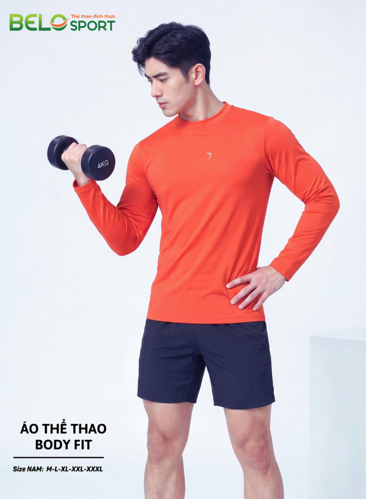 Áo Thể Thao Dài Tay Body Fit SevenF — Tập Gym, Giữ Nhiệt, Đa Năng, Giá Cực Sốc