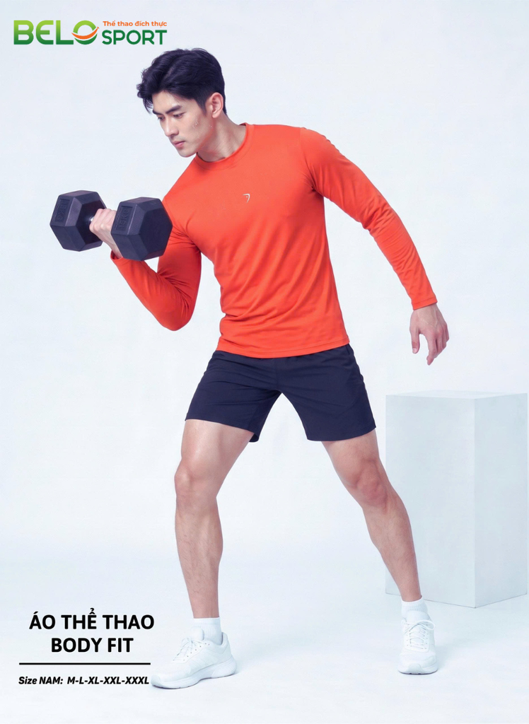 Áo Thể Thao Dài Tay Body Fit SevenF — Tập Gym, Giữ Nhiệt, Đa Năng, Giá Cực Sốc