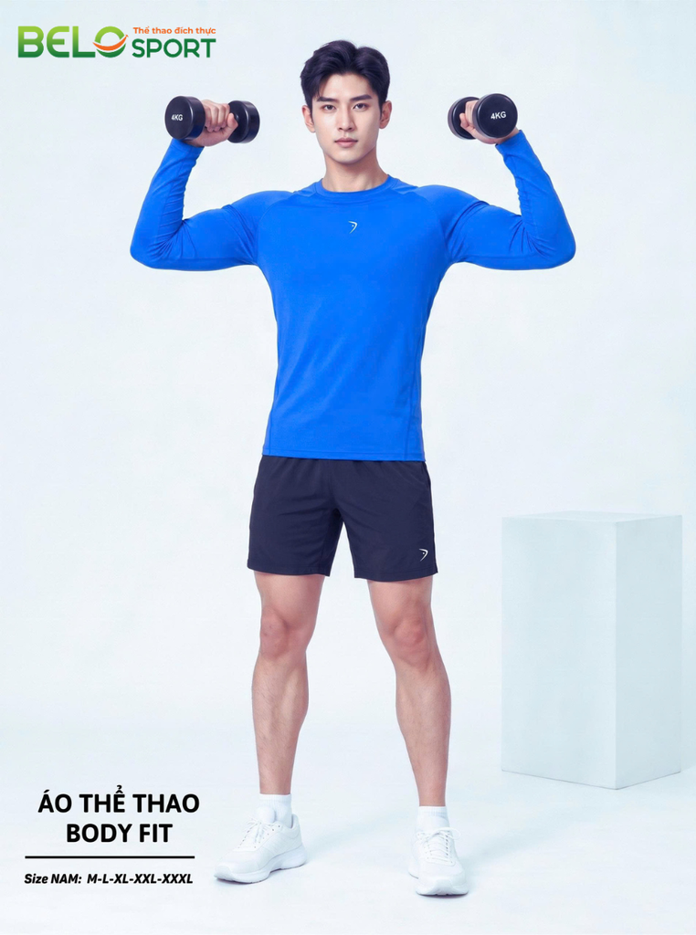 Áo Thể Thao Dài Tay Body Fit SevenF — Tập Gym, Giữ Nhiệt, Đa Năng, Giá Cực Sốc
