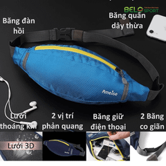 Túi Đeo Hông Đựng Điện Thoại Chạy Bộ Chính Hãng Ameise Amei1