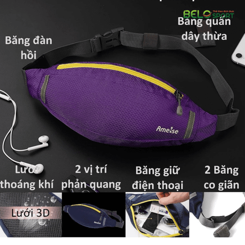Túi Đeo Hông Đựng Điện Thoại Chạy Bộ Chính Hãng Ameise Amei1