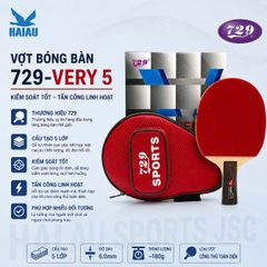 Vợt Bóng Bàn 729 Very 5 Sao