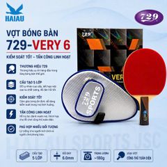 Vợt Bóng Bàn 729 Very 6 Sao