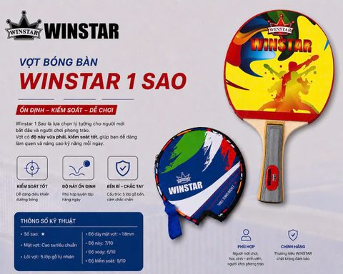 Vợt Bóng Bàn Laket Winstar 1 Star