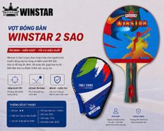 Vợt Bóng Bàn Laket Winstar 2 Star