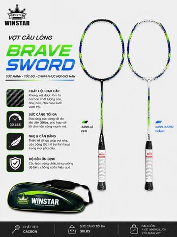 Vợt Cầu Lông Winstar Brave Sword Chính Hãng