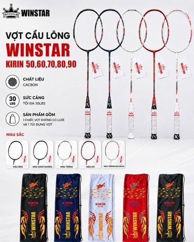 Vợt Cầu Lông Winstar Kirin Chính Hãng