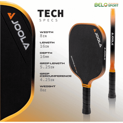 Vợt Pickleball Joola Collin Johns Scorpeus 3S Màu Cam