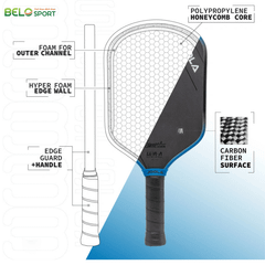 Vợt Pickleball Joola Simone Jardim Hyperion 3S Màu Xanh Dương