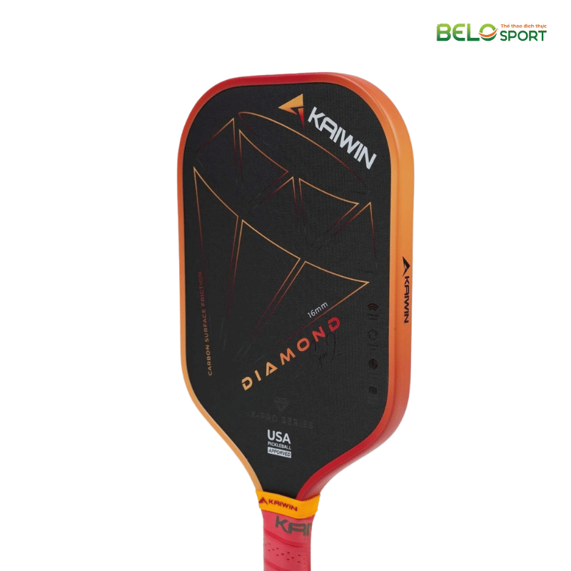 Vợt Pickleball Kaiwin Diamond Gen 2 Màu Đỏ