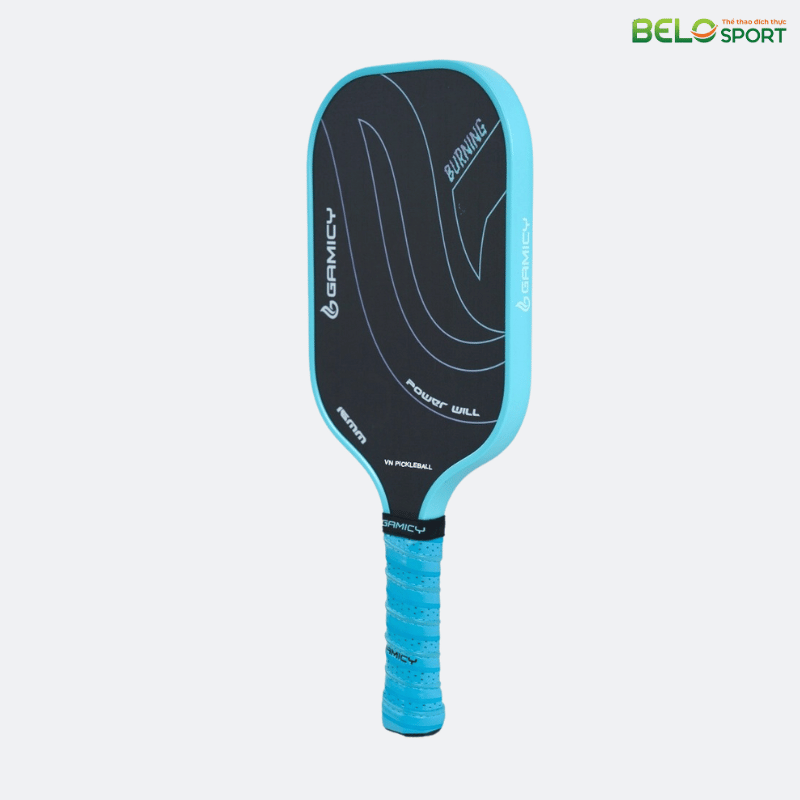 Vợt Pickleball Kaiwin Gamicy Burning T700 16mm Màu Xanh Da
