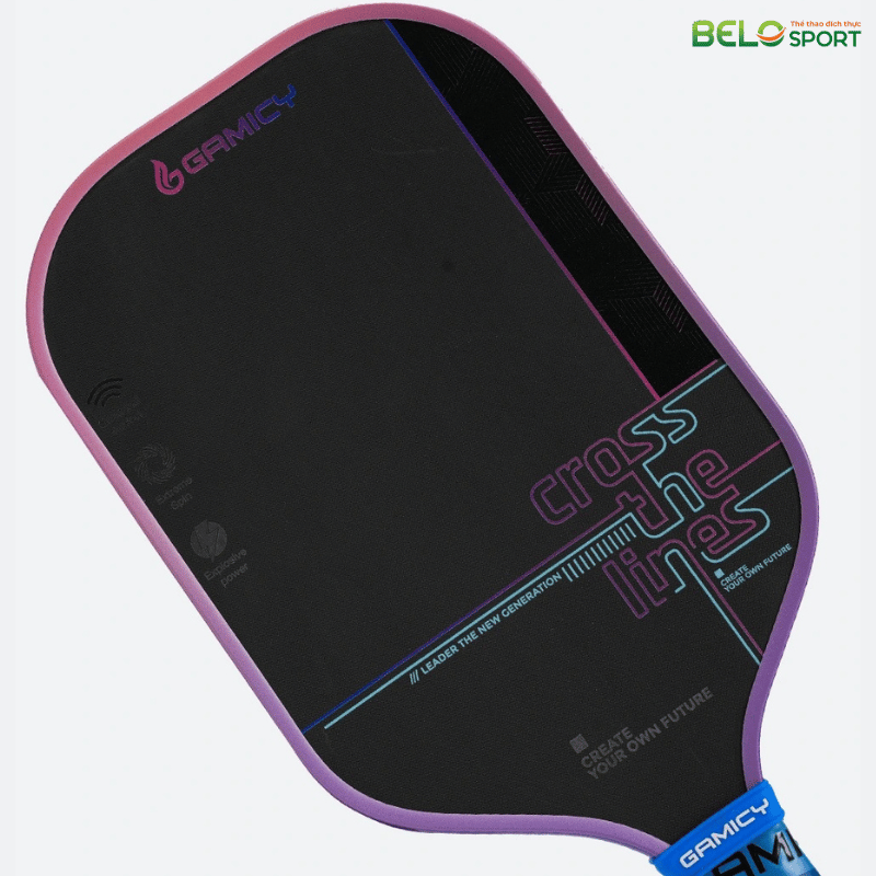 Vợt Pickleball Kaiwin Gamicy Cross G-Pro Series 16mm Màu Xanh Bích