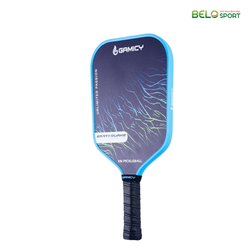 Vợt Pickleball Kaiwin Gamicy Earthquake Pro 14mm Màu Xanh Da