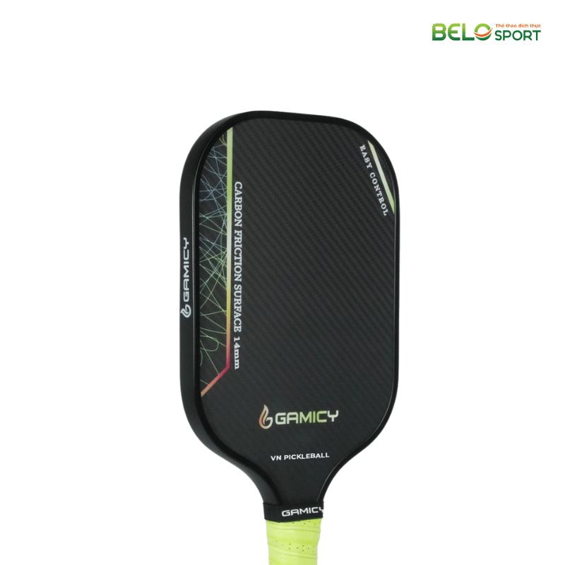 Vợt Pickleball Kaiwin Gamicy Moment T700 3K 14mm Màu Xanh Chuối