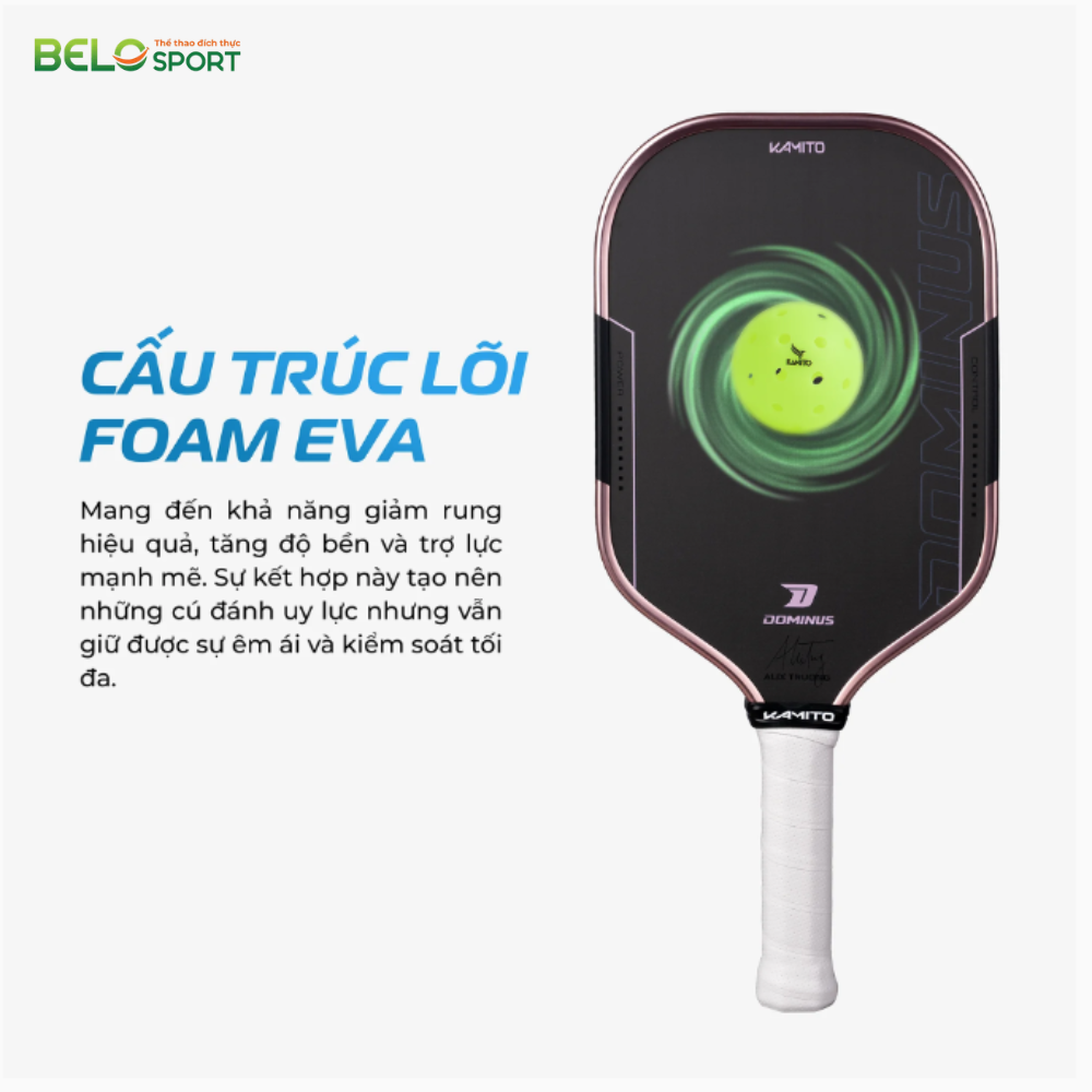 Vợt Pickleball Kamito Dominus (16mm)