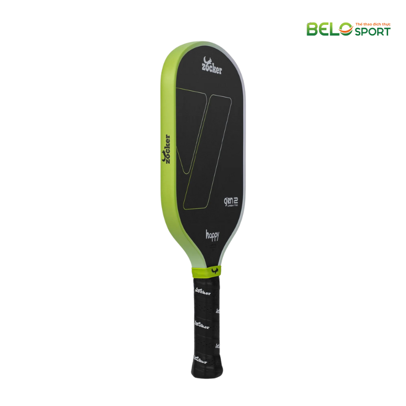Vợt Pickleball Zocker Happy HP02 Gen 2 Màu Xanh Neon