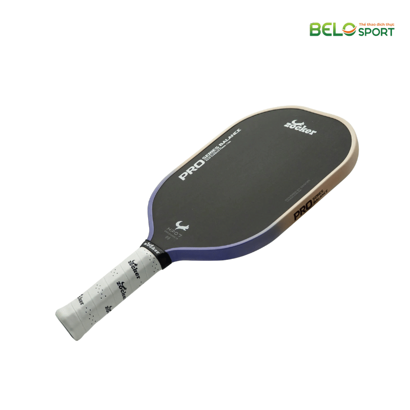 Vợt Pickleball Zocker Happy HP07 Pro Series Balance Màu Tím Vàng