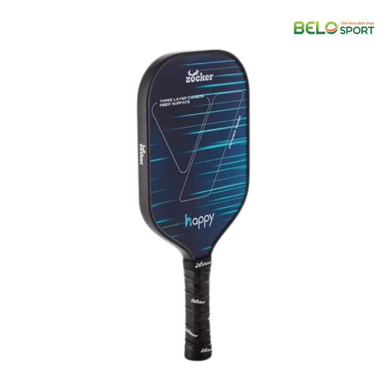Vợt Pickleball Zocker Happy HP1 Standard Gradient Màu Đen