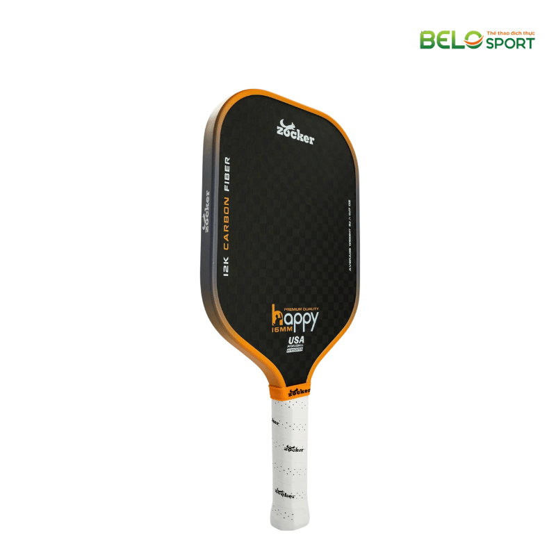 Vợt Pickleball Zocker Happy HP3 Premium Quality Màu Cam