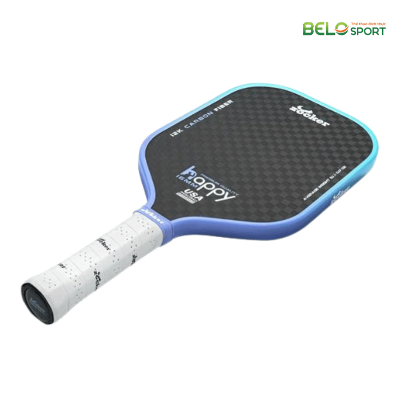 Vợt Pickleball Zocker Happy HP3 Premium Quality Màu Tím Gradient