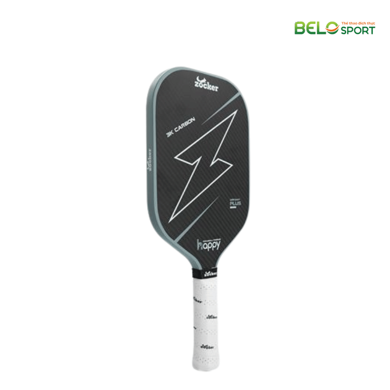 Vợt Pickleball Zocker HP02 Plus Edgeless Màu Xám
