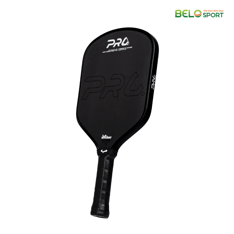 Vợt Pickleball Zocker HP06 Pro Series Power Màu Đen