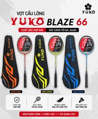 Vợt Cầu Lông Yuko Blaze 66 Cước Chính Hãng