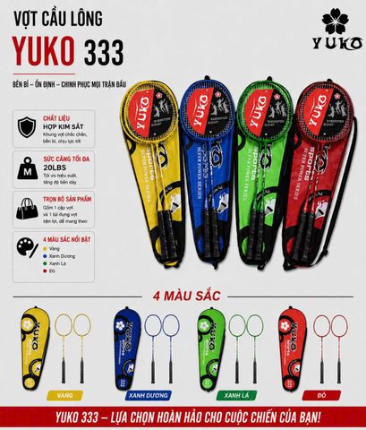 Vợt Cầu Lông Yuko 333 Chính Hãng