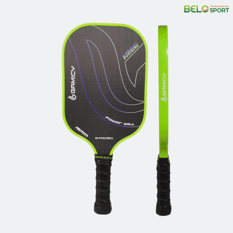 Vợt Pickleball Kaiwin Gamicy Burning T700 16mm Màu Xanh Chuối