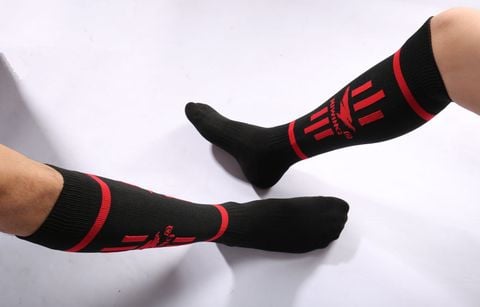 Tất Bóng Đá Dài Hiwing Màu Đen