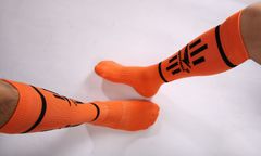 Tất Bóng Đá Dài Hiwing Màu Cam