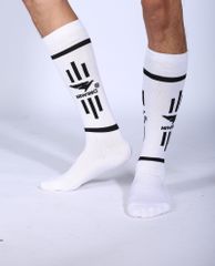 Tất Bóng Đá Dài Hiwing Màu Trắng